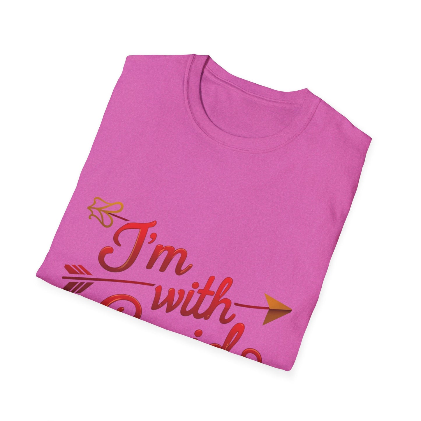 I'm With Cupid Unisex Softstyle T-Shirt