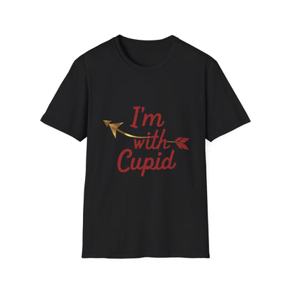 I'm With Cupid Unisex Softstyle T-Shirt