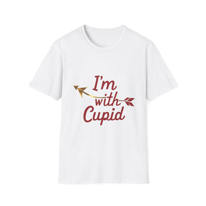 I'm With Cupid Unisex Softstyle T-Shirt