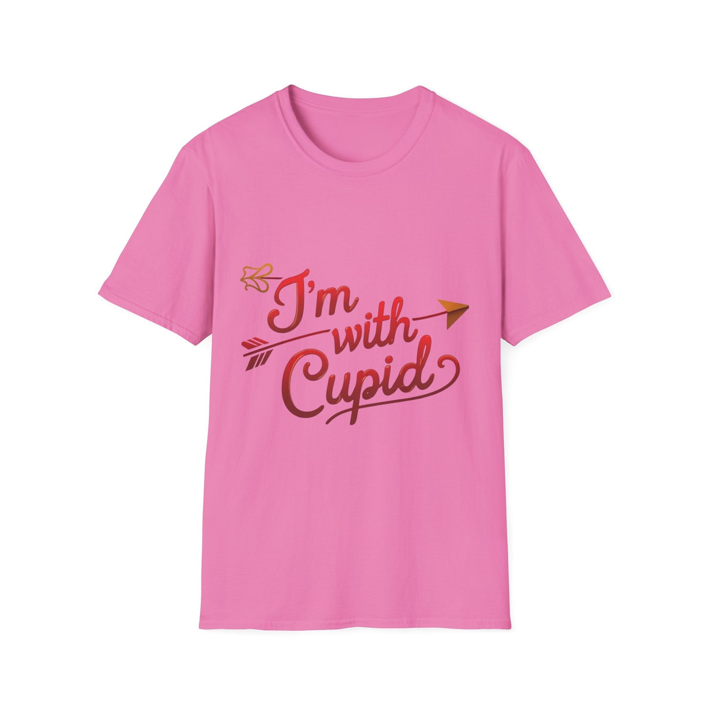 I'm With Cupid Unisex Softstyle T-Shirt