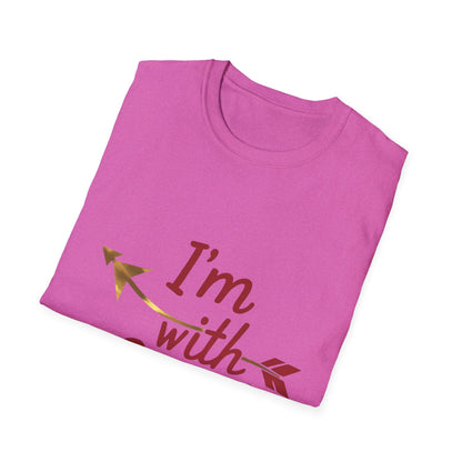 I'm With Cupid Unisex Softstyle T-Shirt