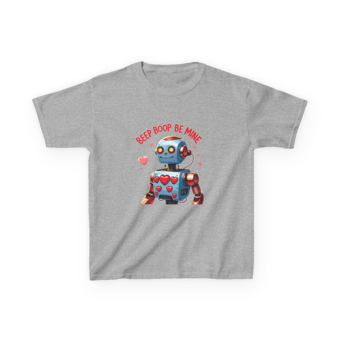 Beep Boop Be Mine Kids Heavy Cotton™ Tee