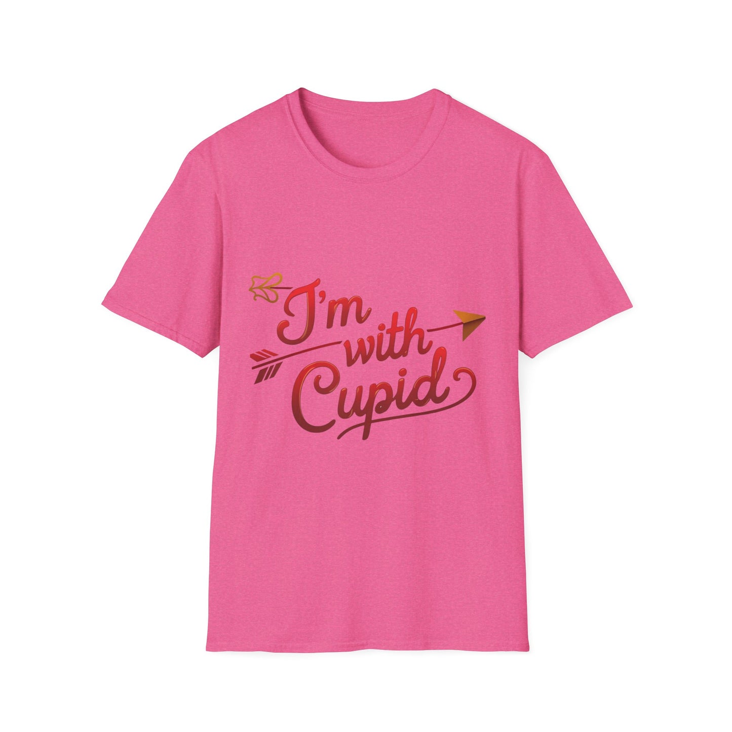 I'm With Cupid Unisex Softstyle T-Shirt