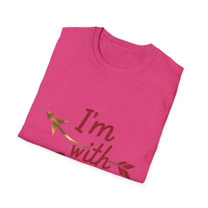 I'm With Cupid Unisex Softstyle T-Shirt