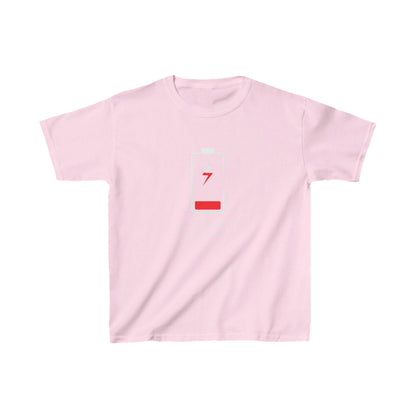 Social Battery: 5% Remaining Kids T-shirt