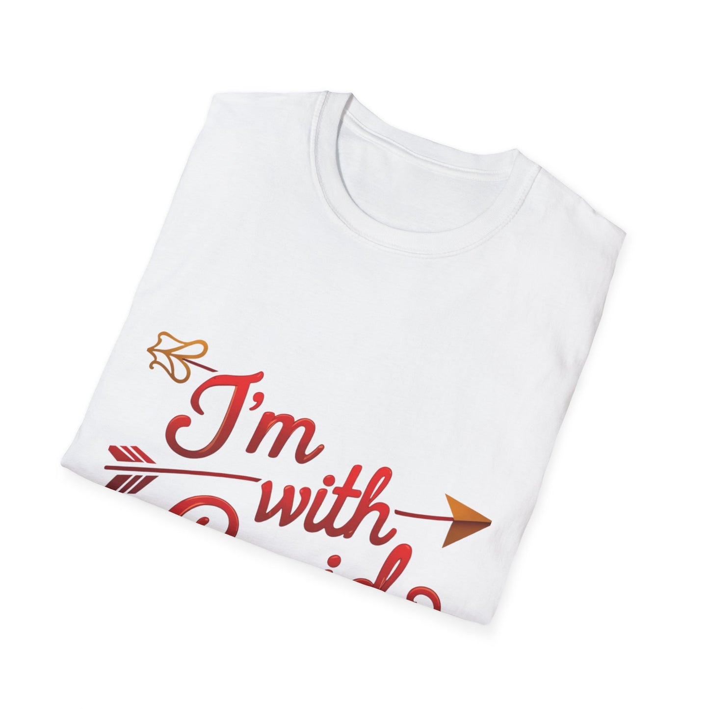 I'm With Cupid Unisex Softstyle T-Shirt