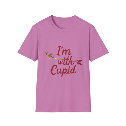 I'm With Cupid Unisex Softstyle T-Shirt