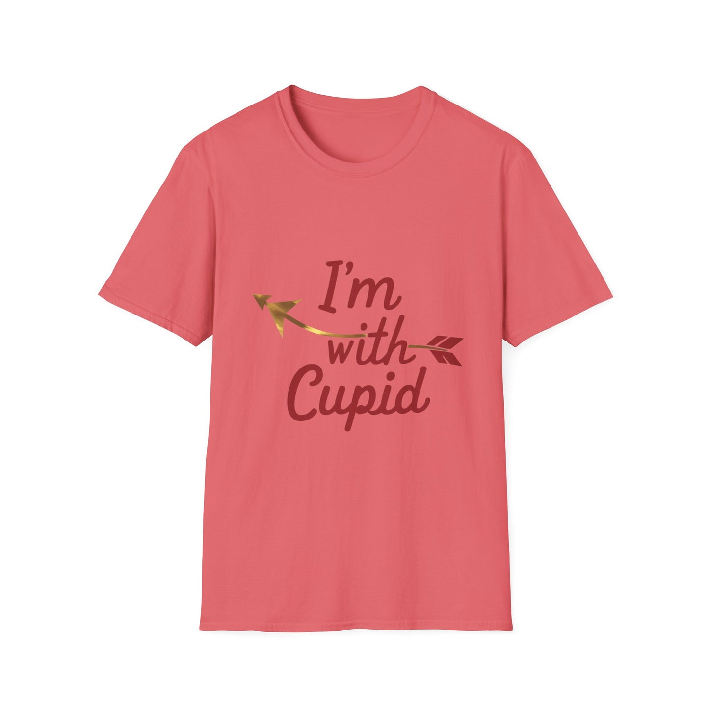 I'm With Cupid Unisex Softstyle T-Shirt