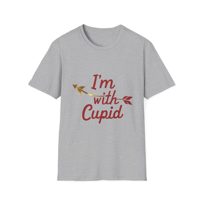 I'm With Cupid Unisex Softstyle T-Shirt