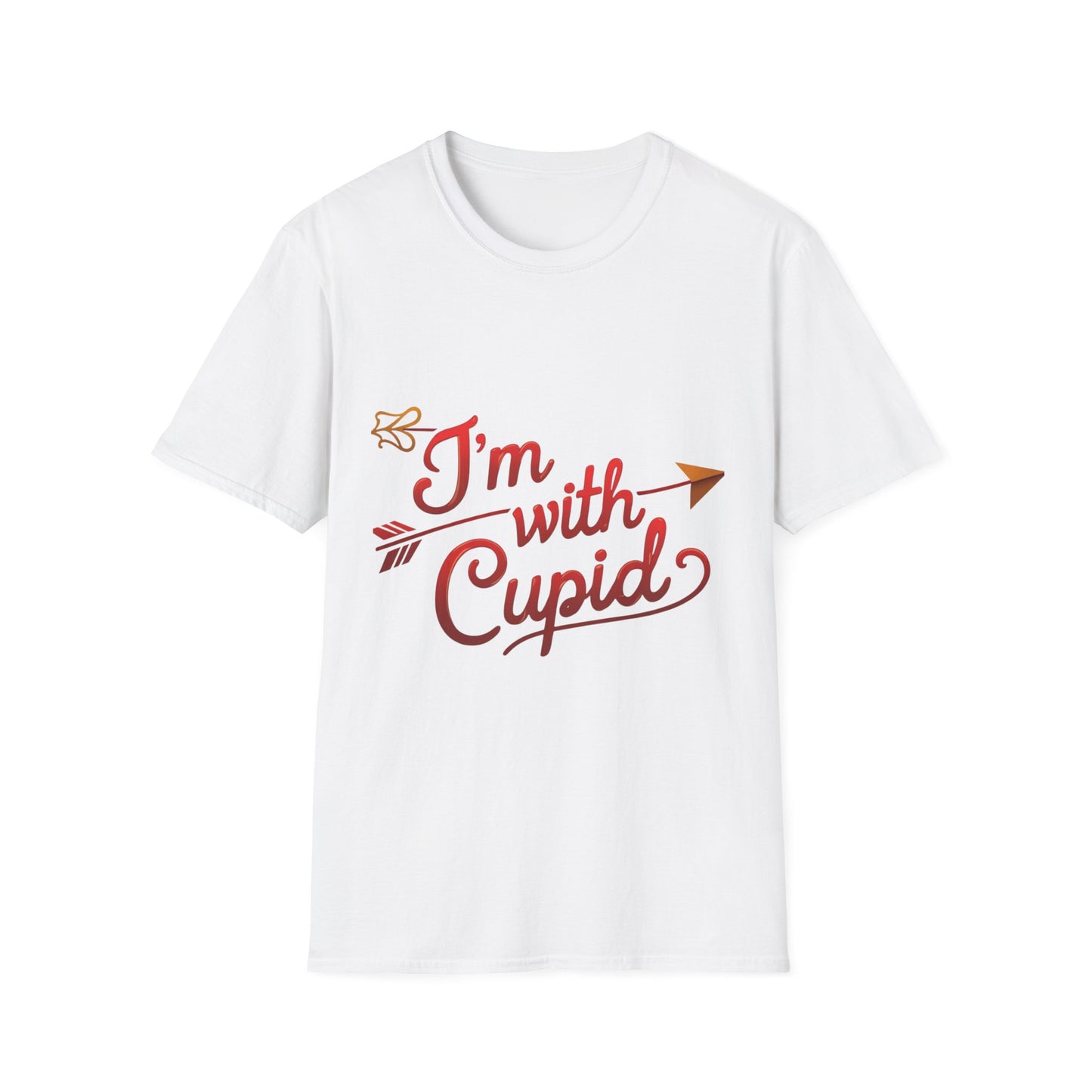 I'm With Cupid Unisex Softstyle T-Shirt