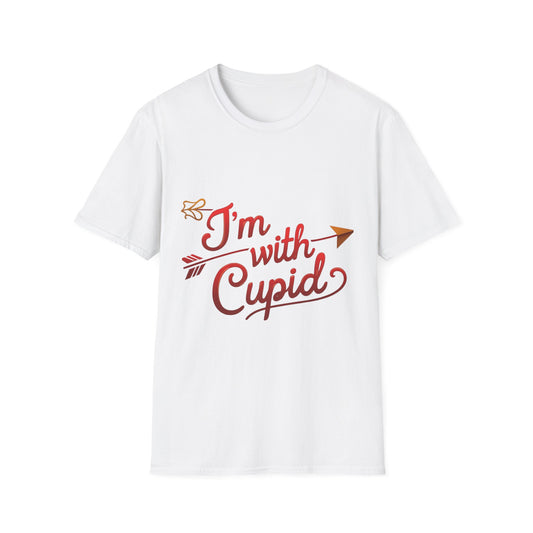 I'm With Cupid Unisex Softstyle T-Shirt