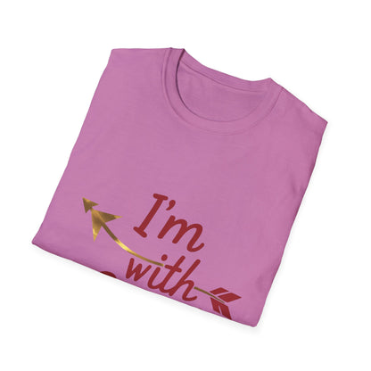 I'm With Cupid Unisex Softstyle T-Shirt