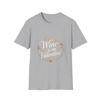 Wine Is My Valentine Softstyle T-Shirt