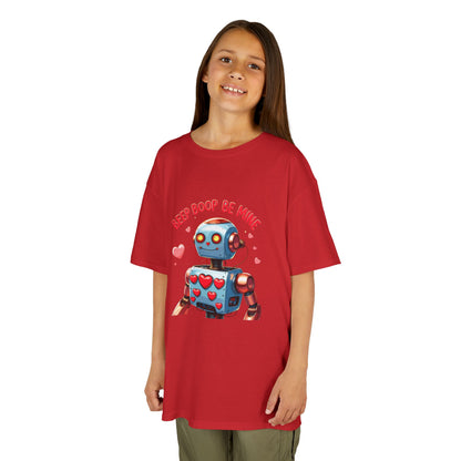 Beep Boop Be Mine Kids Heavy Cotton™ Tee