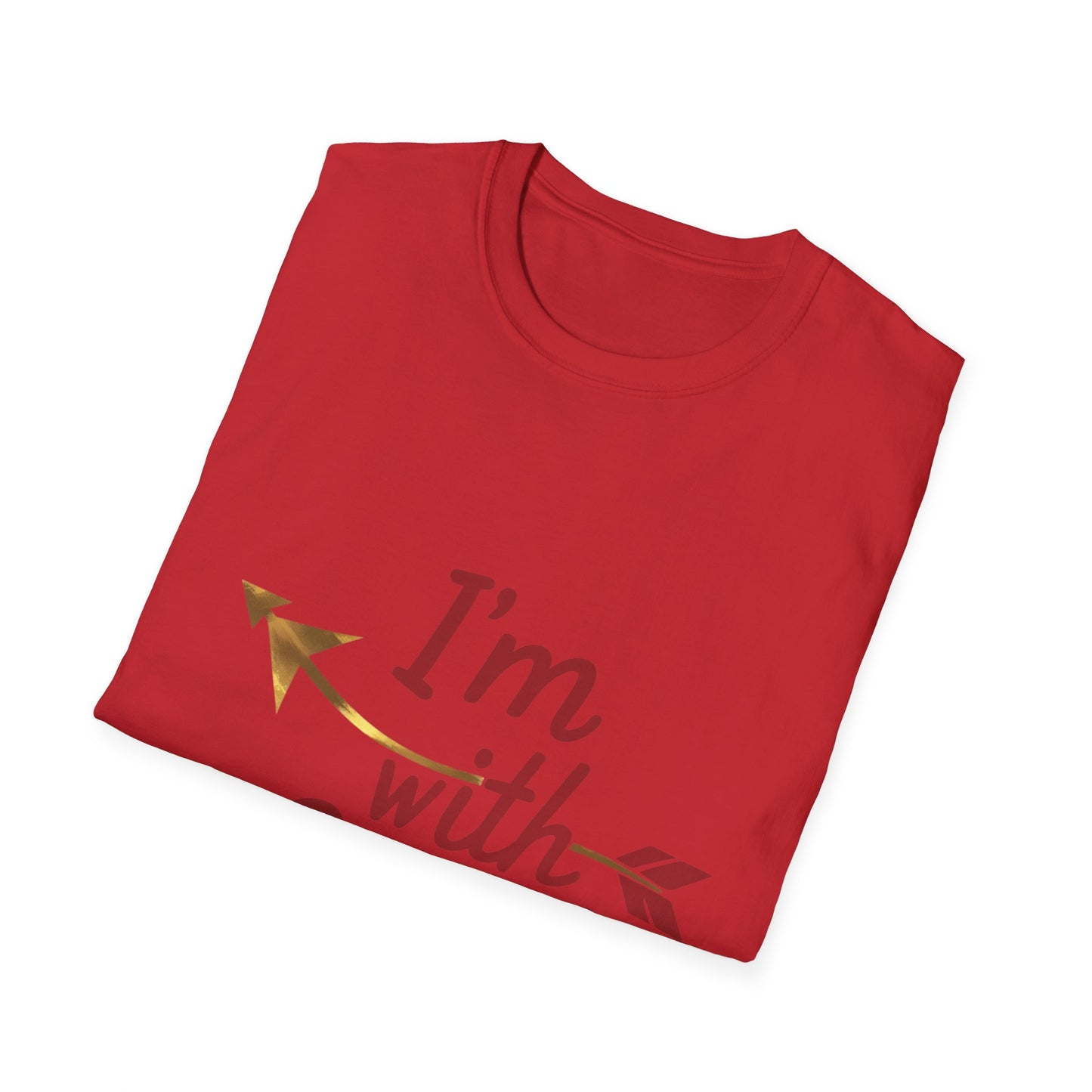 I'm With Cupid Unisex Softstyle T-Shirt