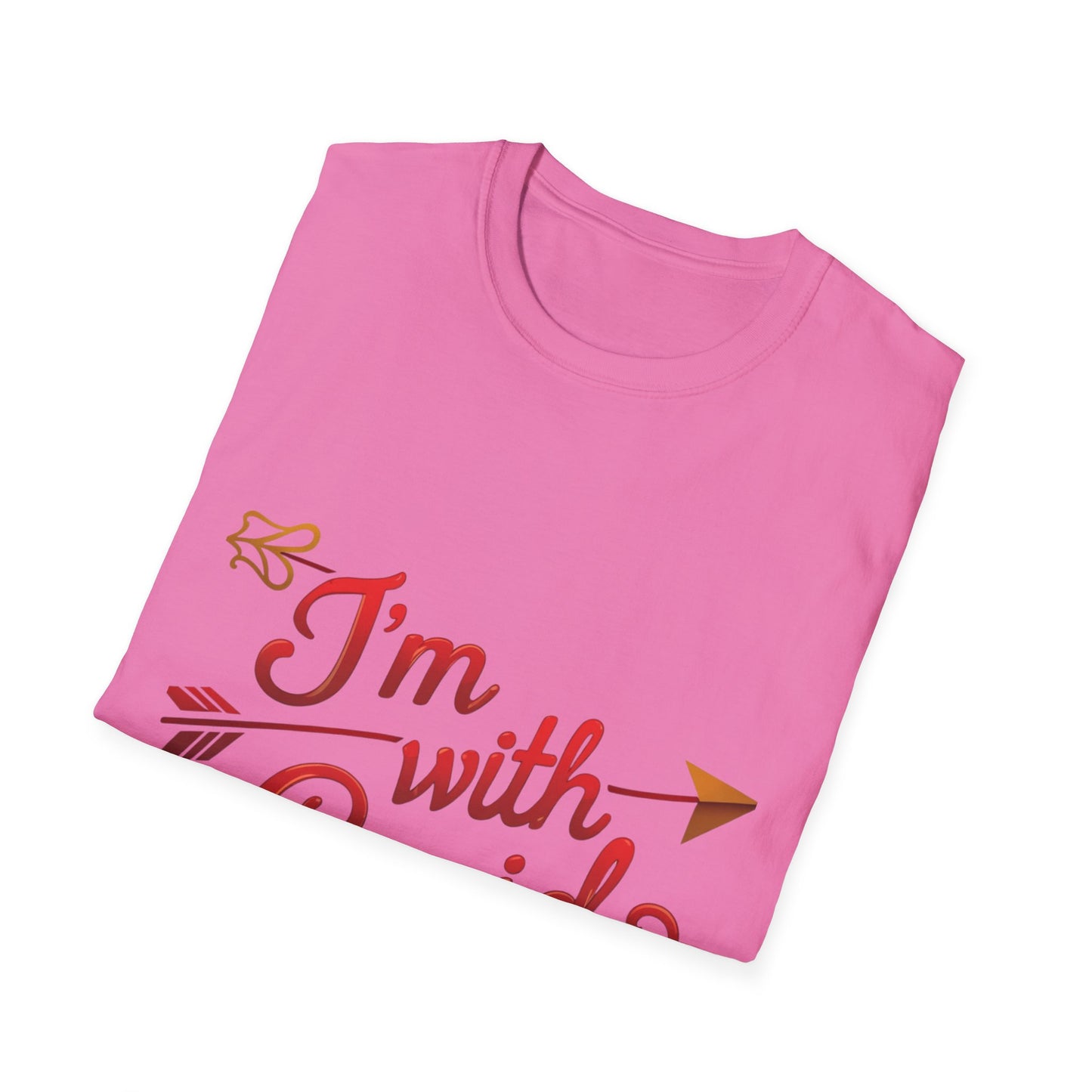 I'm With Cupid Unisex Softstyle T-Shirt