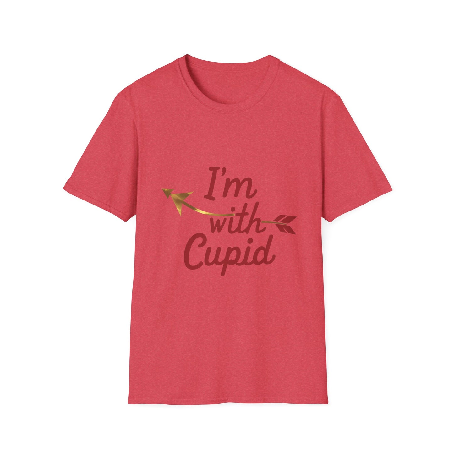 I'm With Cupid Unisex Softstyle T-Shirt