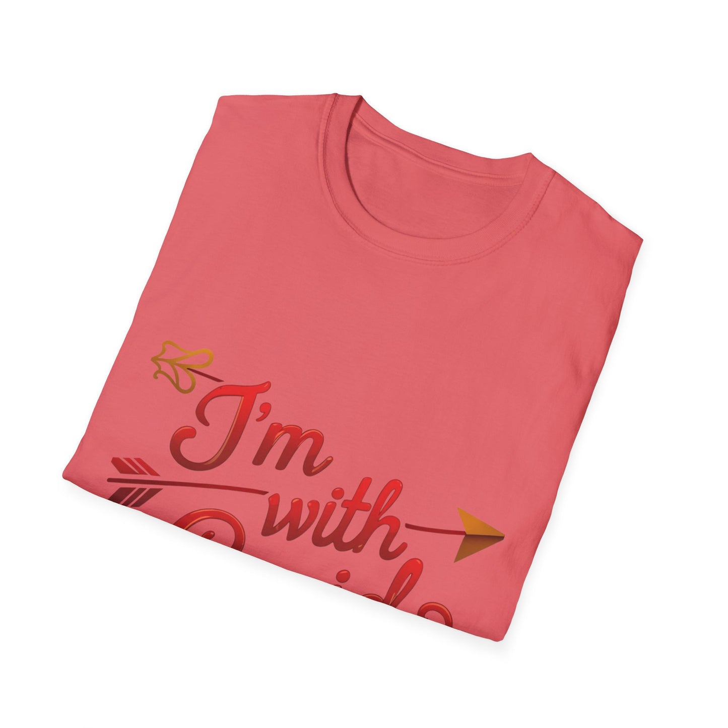 I'm With Cupid Unisex Softstyle T-Shirt