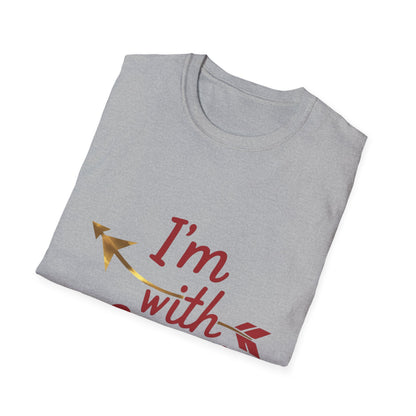 I'm With Cupid Unisex Softstyle T-Shirt