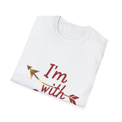 I'm With Cupid Unisex Softstyle T-Shirt