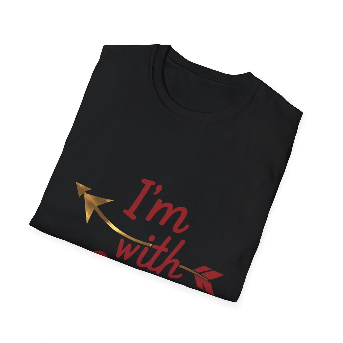 I'm With Cupid Unisex Softstyle T-Shirt