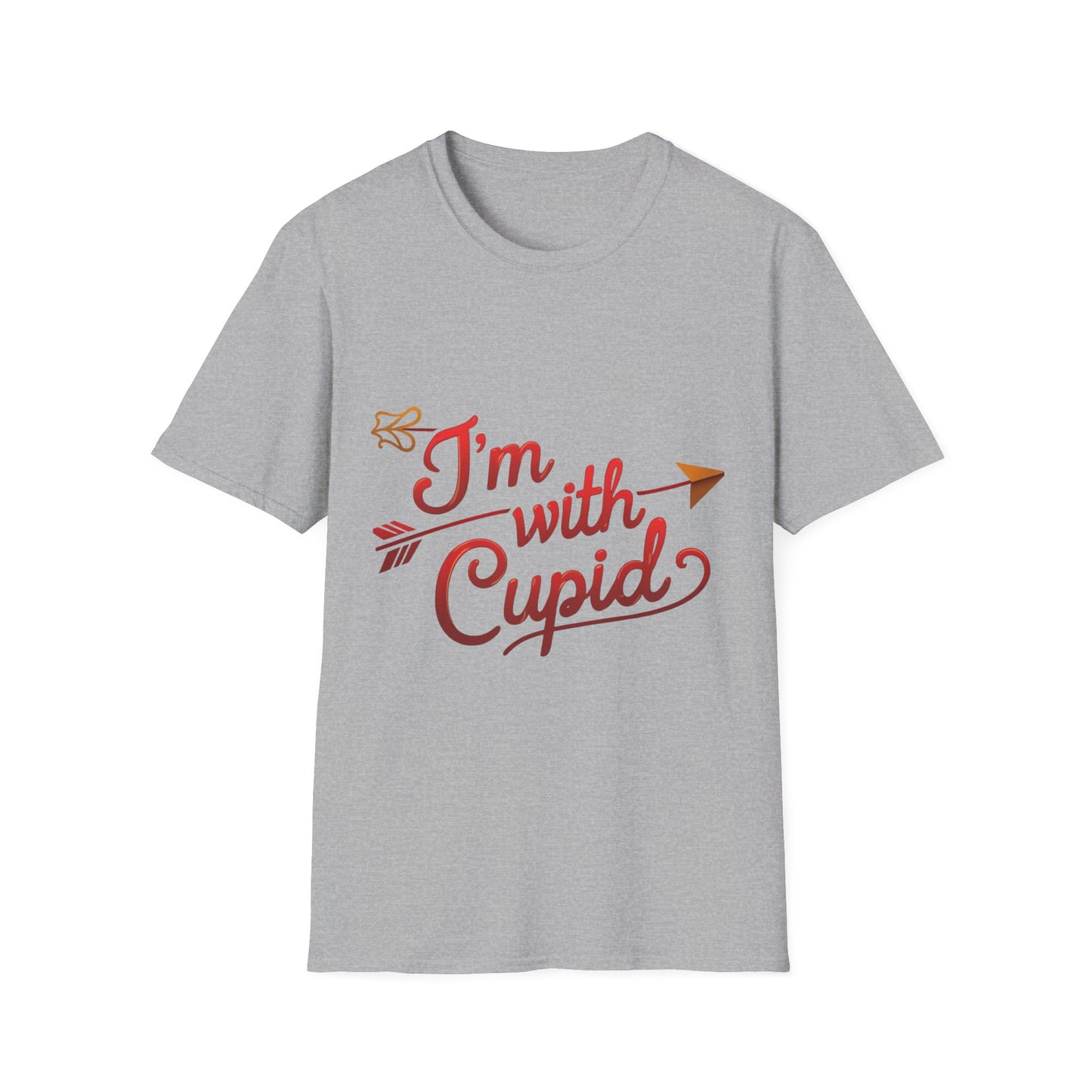 I'm With Cupid Unisex Softstyle T-Shirt