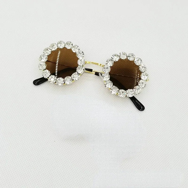 Pet Dog Glasses Rhinestone