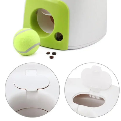 Interactive with 1pcs Ball Cats/Dogs Toy Food Reward Machine Smart Feeder