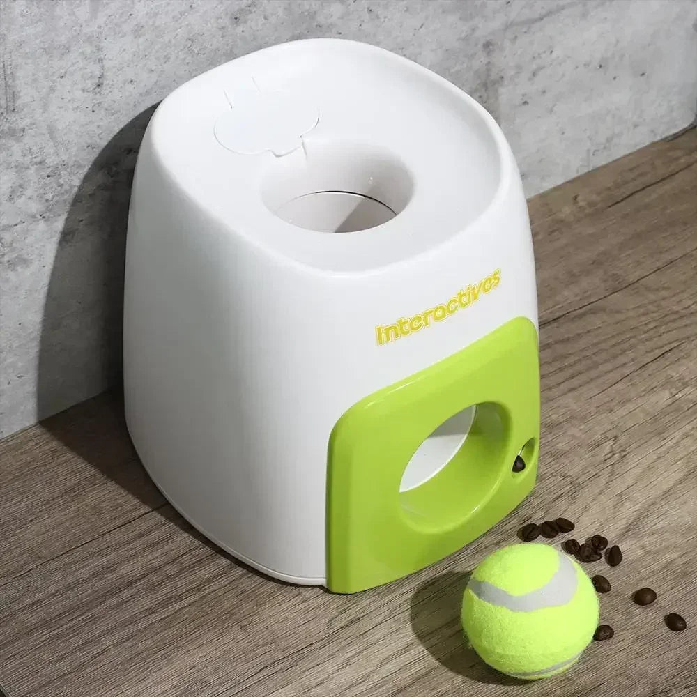 Interactive with 1pcs Ball Cats/Dogs Toy Food Reward Machine Smart Feeder