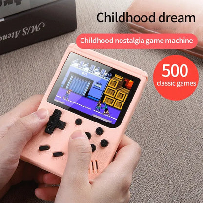 500 Built in Games Retro Portable Mini Handheld Video Game Console