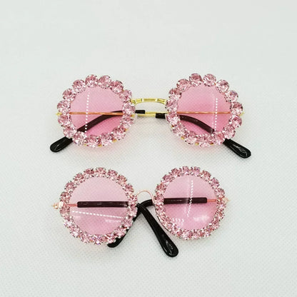 Pet Dog Glasses Rhinestone