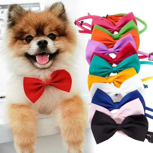 Pet Dog/Cat Formal Necktie Adjustable Bow Tie