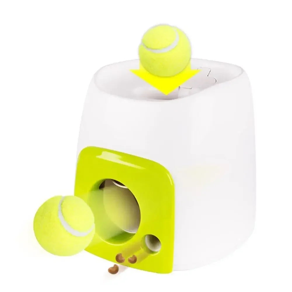 Interactive with 1pcs Ball Cats/Dogs Toy Food Reward Machine Smart Feeder