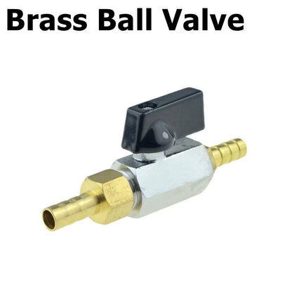 Pneumatic Ball Valve Quick Fitting 4 6mm 8mm 10mm 12mm Compressor Air Hose Water Tube Needle Adjust Flow Control Crane Coupling