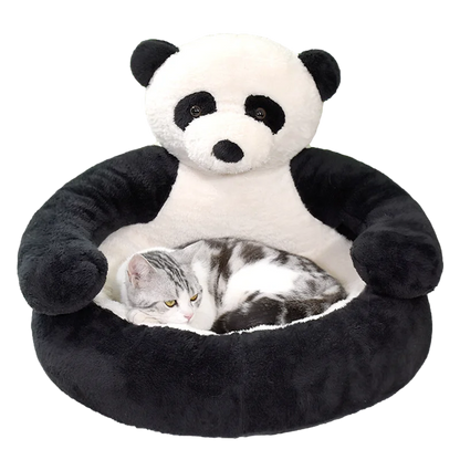 Semi-Enclosed Bear Pet Dog/Cat Bed Ultra Soft