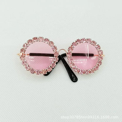 Pet Dog Glasses Rhinestone