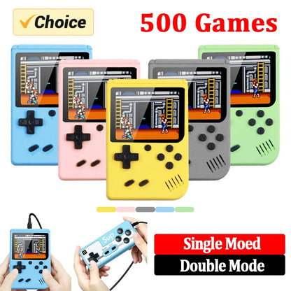 500 Built in Games Retro Portable Mini Handheld Video Game Console